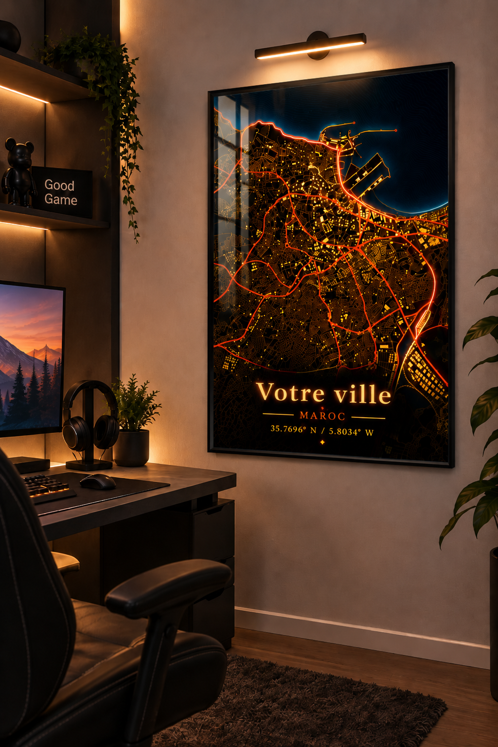 Votre Ville en Tableau Plexiglas