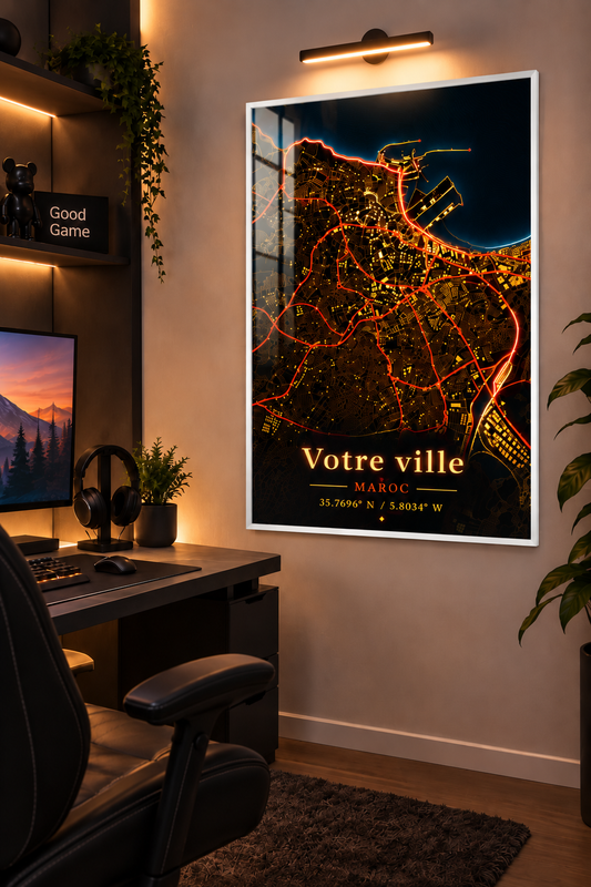 Votre Ville en Tableau Plexiglas
